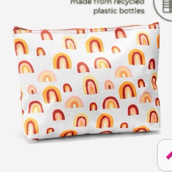 Thirty-one Zipper Pouch in Boho Rainbow pattern - Picture 1 of 4